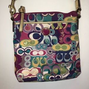 Used Multi Colored Coach Crossbody